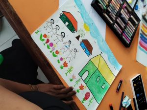 maison dessinee par une adulte